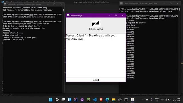 GUI Chat Application using Java Socket programming смотреть онлайн