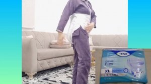 Wearing Adult diaper | How to wear Tena Proskin Flex Adult diaper