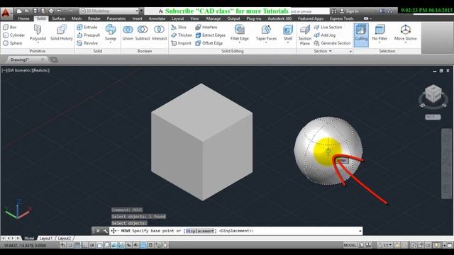 Subtract two Objects - AutoCAD смотреть онлайн