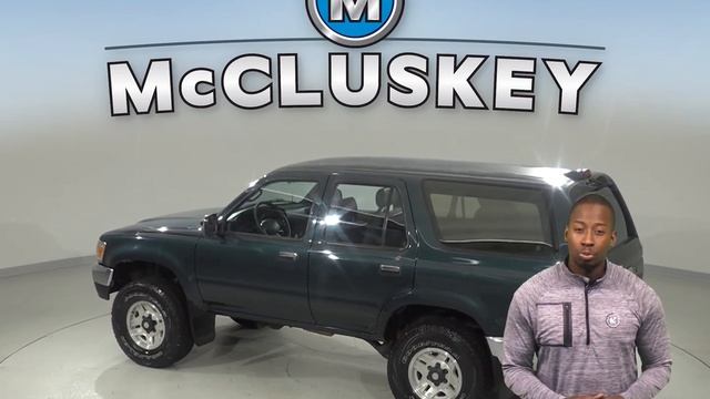 A99584NP Used 1994 Toyota 4Runner SR5 RWD 4D Sport Utility Green Test Drive, Review, For Sale - смотреть онлайн
