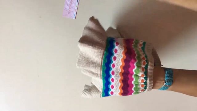 Юбка вязанная в разноцветную полоску Gymboree смотреть онлайн