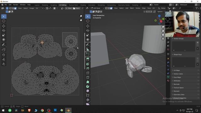 Blender Hindi UV Editing Basics Blender Veda смотреть онлайн