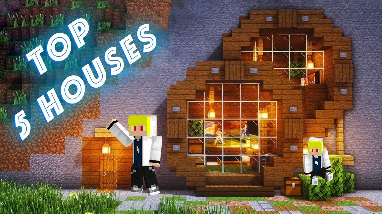 Майнкрафт: Креативные постройки: Необычные дома в Майнкрафте