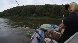 Ловля на Фидер с лодки пулемётный клёв рыбалка на оке