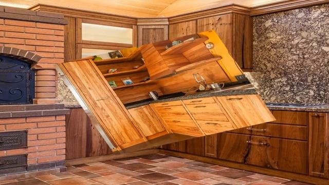 Варианты кухонь из масива дерева смотреть онлайн