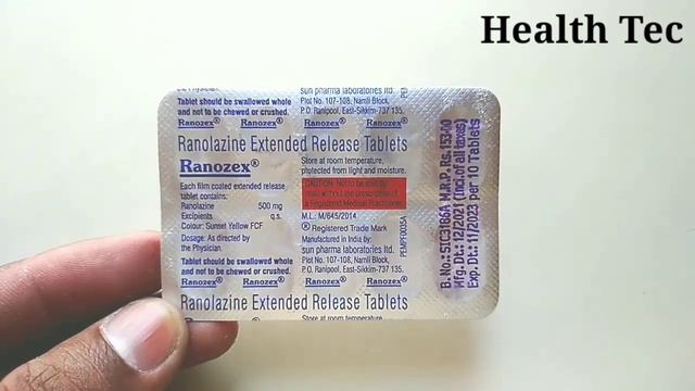 Ranozex Tablet Uses | Ranolazine Extended Release Tablets 500 mg Uses | Dosage And Side Effects | смотреть онлайн