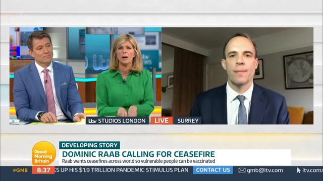 Kate in Heated Clash With Dominic Raab Over Hotel COVID Quarantine | Good Morning Britain смотреть онлайн