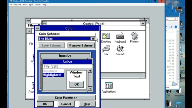 Installing Windows 3.11 on Oracle Virtual Box ,1/2 (Install and OS Tour.) смотреть онлайн