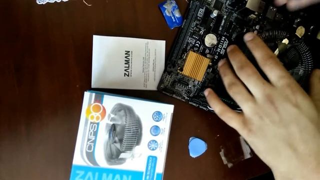 Установка кулера Zalman CNPS80F LowProfile. Часть 2. смотреть онлайн
