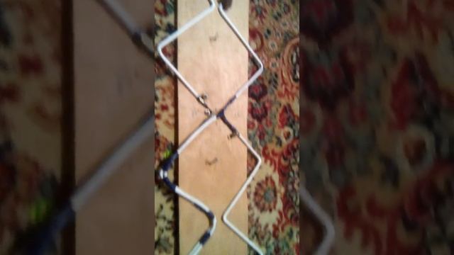 ДМВ антенна двойной квадрат часть 1