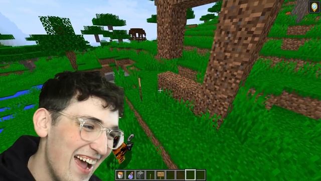 I Fooled My Friend By Swapping WATER And LAVA Textures In Minecraft