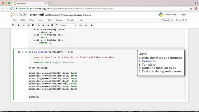 Module 3: HtDF with Enum type смотреть онлайн