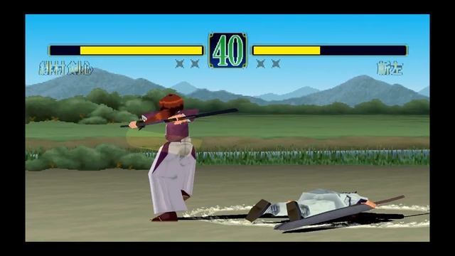 Rurouni Kenshin: Meiji Kenkaku Romantan: Ishin Gekitou Hen - [ Playstation ] - Intro & Gameplay смотреть онлайн