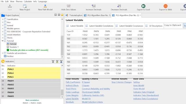 SmartPLS 04: Latent Variable Scores смотреть онлайн