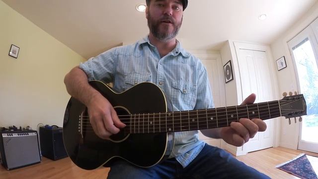 Reverend Gary Davis type lick in C. Guitar lesson смотреть онлайн