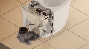Установка электронного унитаза TOTO NEOREST AH или RH с выпуском в пол