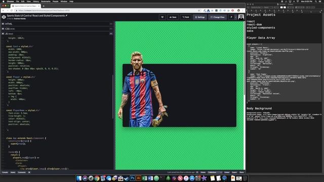 Sports Stats Card UI with React and Styled Components | Speed Coding #5 смотреть онлайн