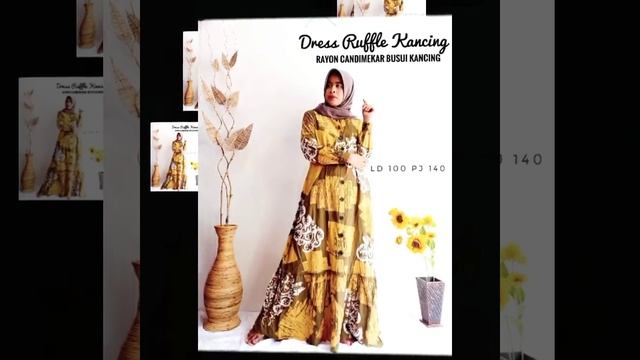 REAL PICT!! || GAMIS RAYON CANDIMEKAR MODEL TERBARU || DIELA PELANGI ||BATIK PEKALONGAN