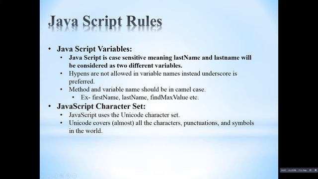variable name rules in javascript and Identifiers смотреть онлайн
