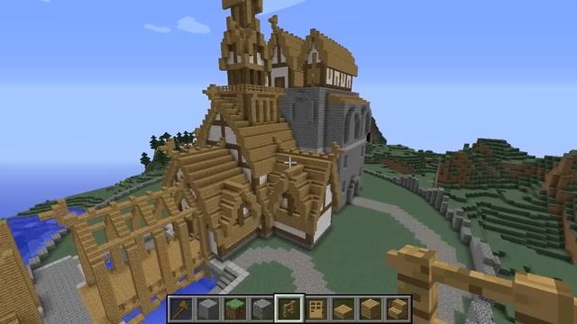 Minecraft Skyrim Build: Whiterun & Dragonsreach! смотреть онлайн