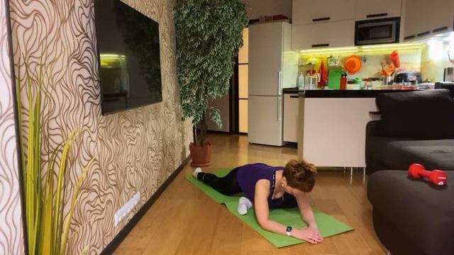 STRETCHING # 20 февраля 2021г. #Ноги, раскрытие таза. [480p]