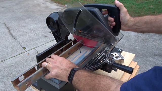 Metal Chop Saw for $40 Using Black & Decker Miter Saw with Diablo Steel Demon Cermet Saw Blade смотреть онлайн
