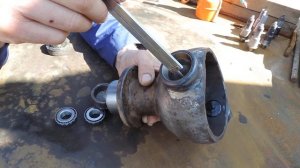 замена подшипников в шкворнях  автомобиля уаз патриот