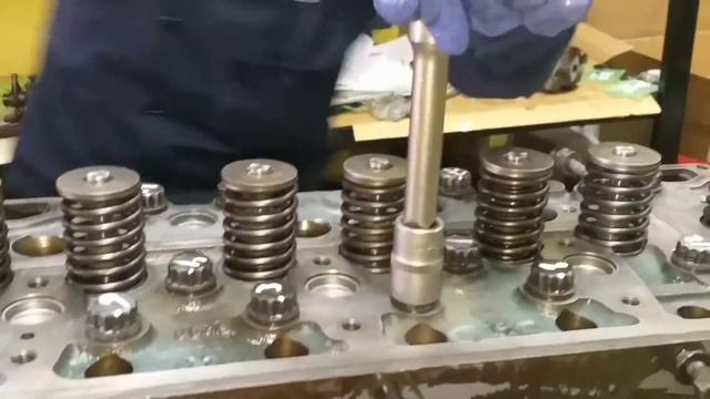 DOOSAN DAEWOO 500LC-V | DE12TIS ENGINE CYLINDER HEAD BOLTS TIGHTENING STEP BY STEP/TORQUE SEQUENCE