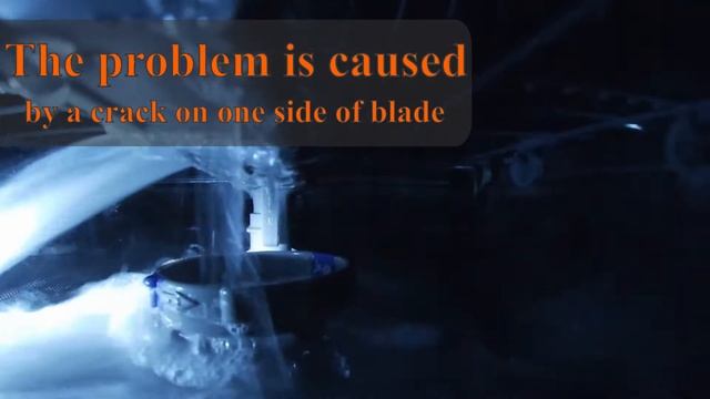 Paleta fisurata la BEKO DFN 6833 / Pressure leak, blade crack BEKO DFN6833 смотреть онлайн