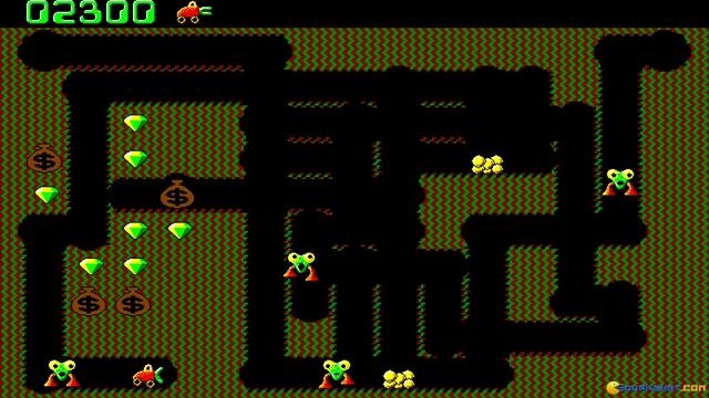 Digger (remake) Gameplay (PC Game, 1992)