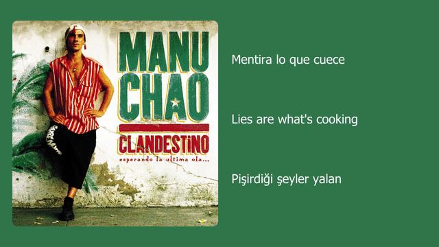 Manu Chao - Luna y sol (Türkçe ve İngilizce çeviri) (Turkish and English translation) смотреть онлайн