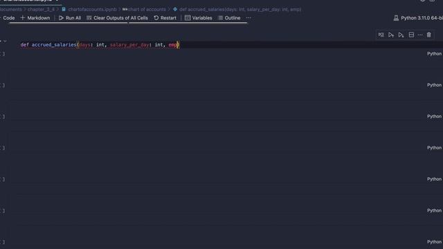 Accrued Salaries in Python смотреть онлайн