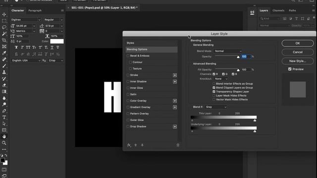 What is the Rasterize | Using Color Overlay in Layers in Adobe Photoshop CC смотреть онлайн