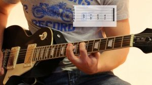 Как играть на гитаре ели мясо мужики - Король и шут ( видеоурок Guitar riffs) + табы