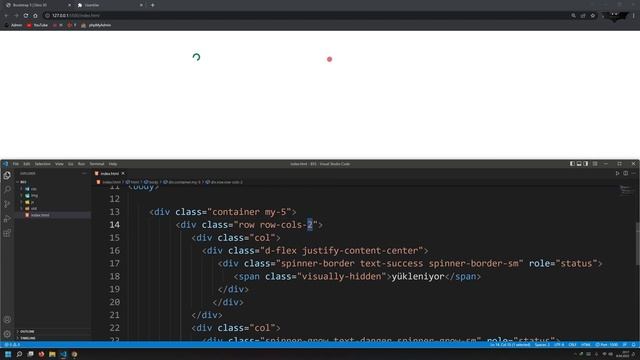 Ders 30 Bootstrap 5 Spinner Kullanımı смотреть онлайн