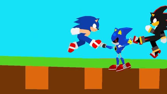 shadow and sonic vs metal (stick nodes pro) смотреть онлайн