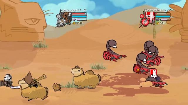 Castle Crashers Remastered with randoms смотреть онлайн