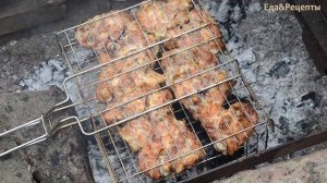 Шашлык куриный из бедрышек