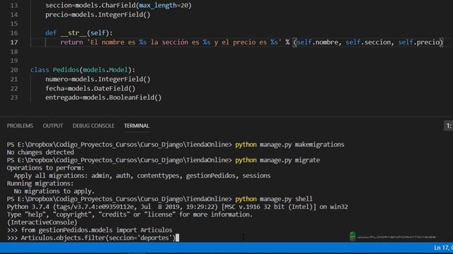Curso Django. BBDD V. PostgreSql con Where. Vídeo 15 смотреть онлайн