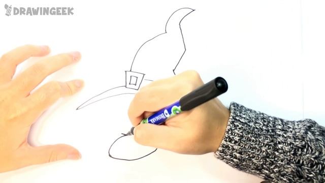 How to draw a Witch for Kids | Witch Easy Draw Tutorial смотреть онлайн