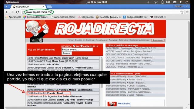 Ver deportes online sin cortes en vivo смотреть онлайн