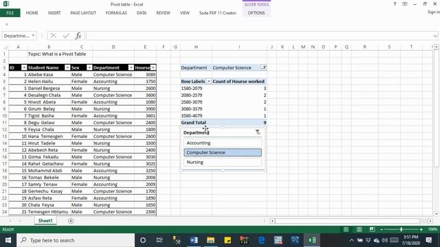 MS Excel for data analysis in Amharic смотреть онлайн