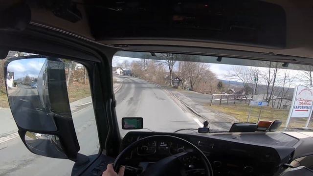 POV driving Mercedes Actros. New episode in Germany. смотреть онлайн