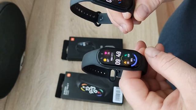Cравнение mi band 7 vs 5 смотреть онлайн