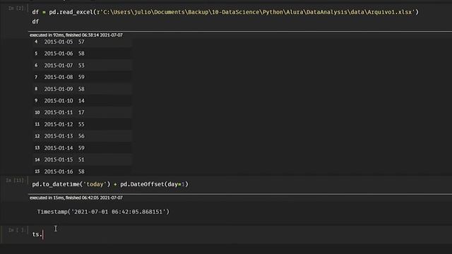 Como deslocar (somar) DATAS no dataframe - PANDAS Python смотреть онлайн
