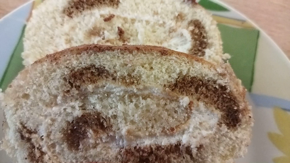 Бисквитный Рулет с кофейной пропиткой и вкусным кремом - эффект Тирамису смотреть онлайн