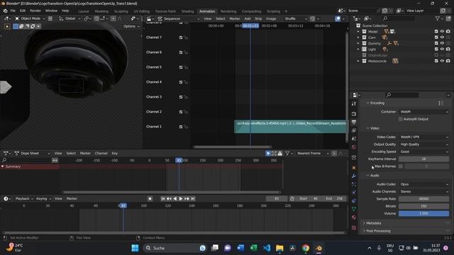 Blender - Render Video with WebM смотреть онлайн