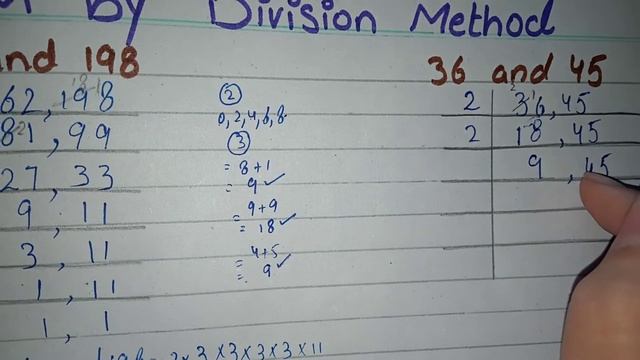 Find LCM by Division Method in Urdu, LCM of 36 and 45 смотреть онлайн