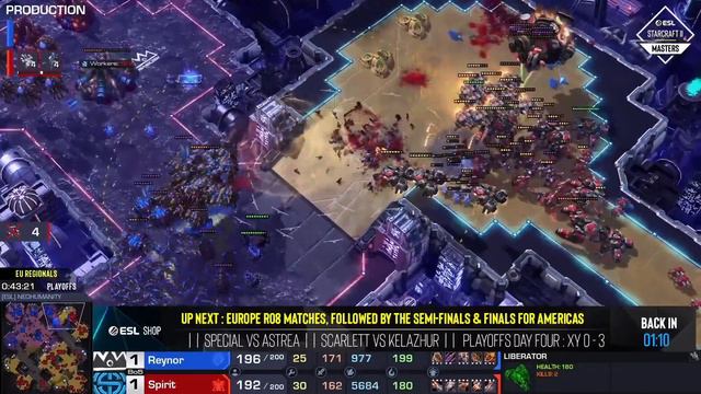 🏆 ESL SC2 Masters 2023 Summer: Europe - ПЛЕЙ ОФФ ДЕНЬ 4 смотреть онлайн