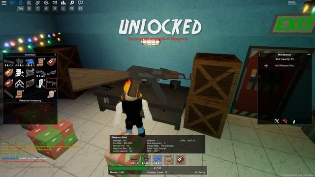 I got the Ak-47 | Rise of The Dead | Roblox смотреть онлайн